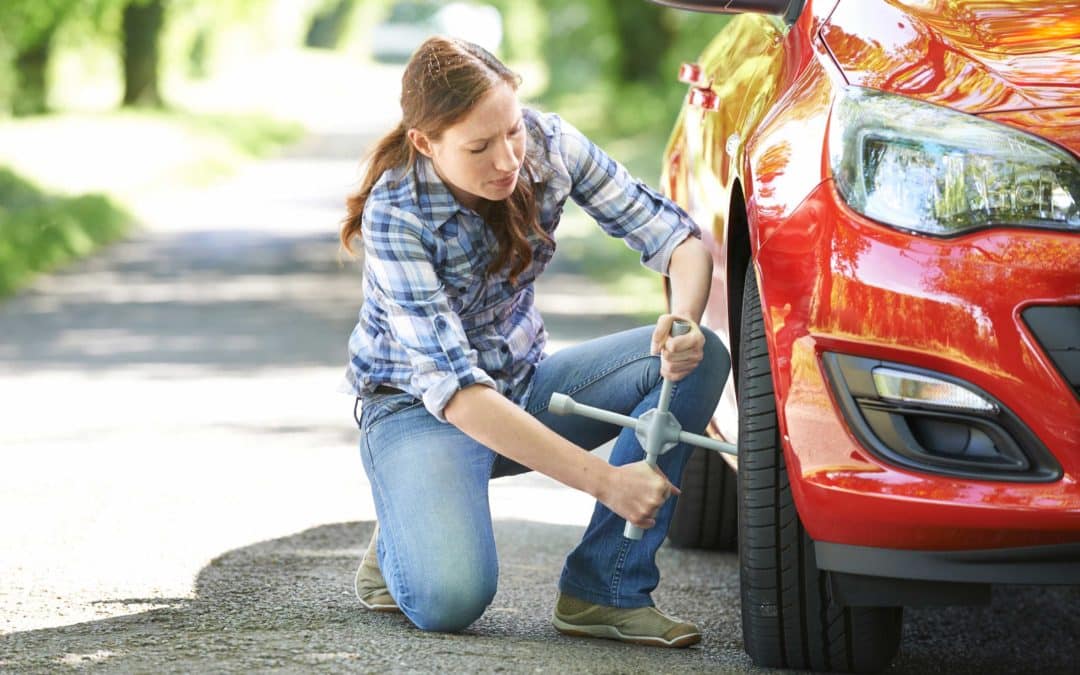 How to change your tyre on the side of the road